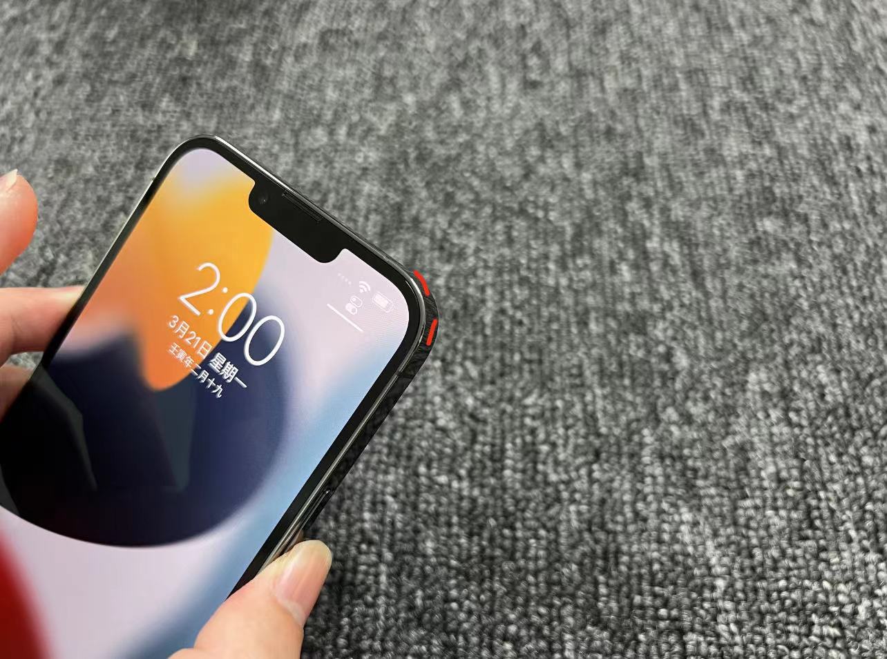 iPhone 13ProMax 国行 100电 黑色 3月3日激活 右上角一细磕碰