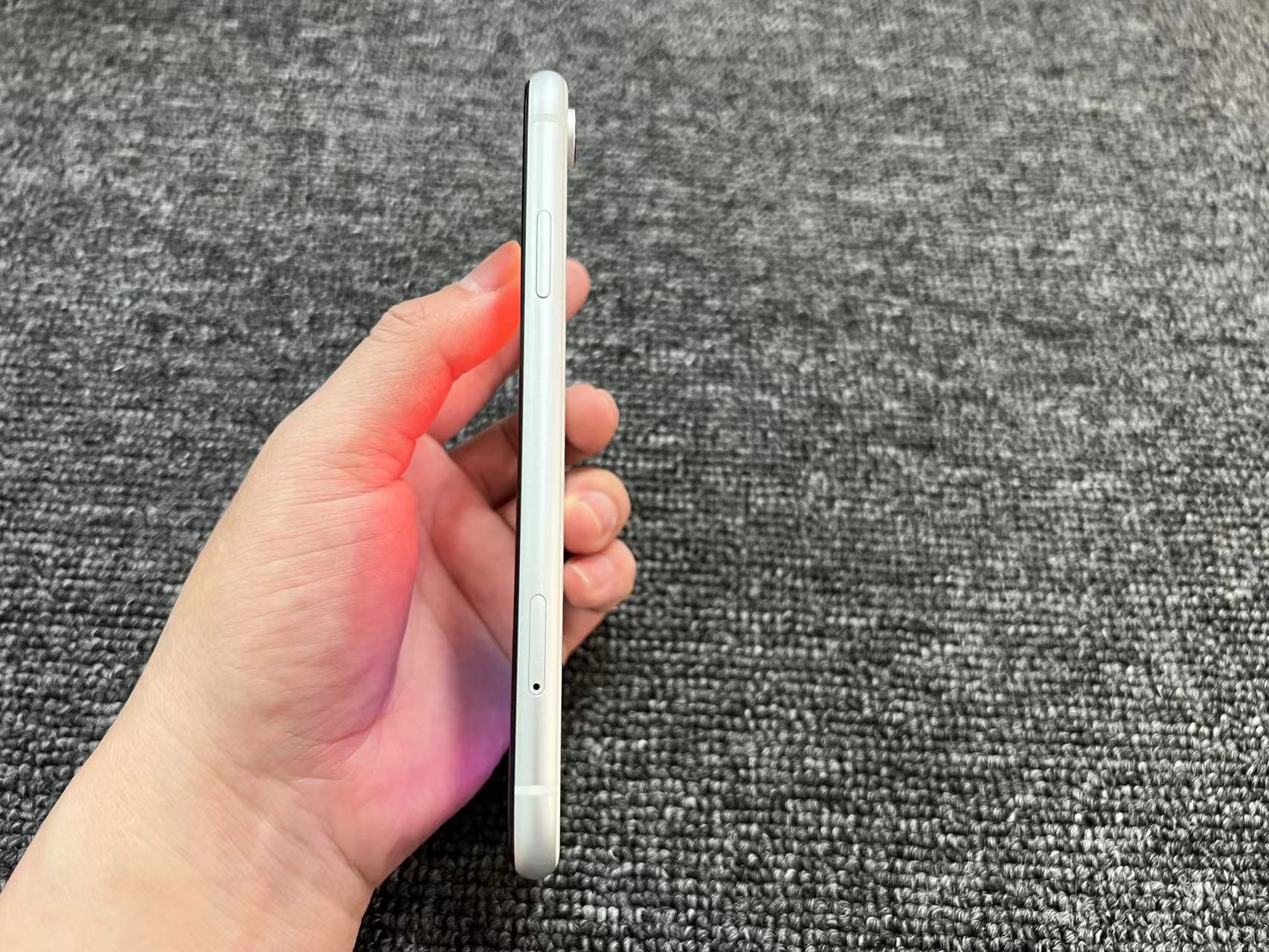 iPhone xr 国行 128G 白色换电池 100电 小维修过 屏好框小花